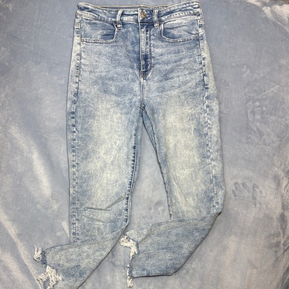 American Eagle Outfitters Denim - American Eagle Highest Rise Jegging Crop Light Blue Jeans